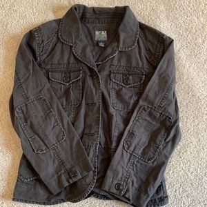 Lucky Brand | Charcoal Cargo Jacket l Lightly Worn l 100% Cotton l Size Medium